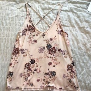 AE floral tank